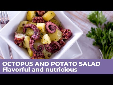 Video: Warm Potato Salad With Octopus