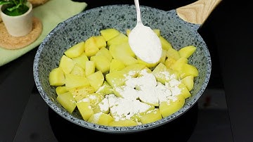 Einfach Mehl unter die Kartoffeln mischen!  Das Rezept meiner Großmutter hat alle überrascht!