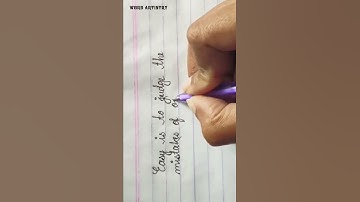 Handwriting | Cursive Writing #shorts #youtubeshorts #shortvideo #short