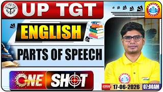 UP TGT English Classes 2026 | English: Parts Of Speech | UP TGT English One Shot Class | TGT English
