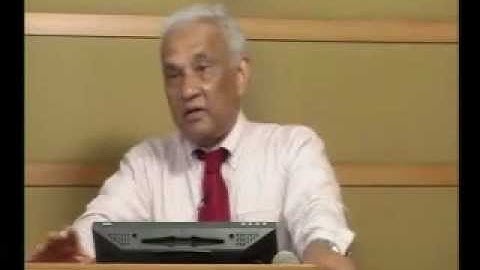 Concepts in Demography - Professor Mehtab S. Karim Lecture Part 5 of 6
