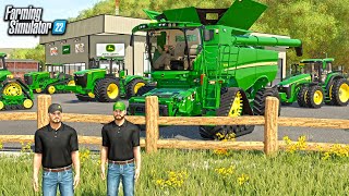 SPENDING $300,000 AT THE JOHN DEERE DEALERSHIP! (NEW COMBINE!) | FARMING SIMULATOR 22