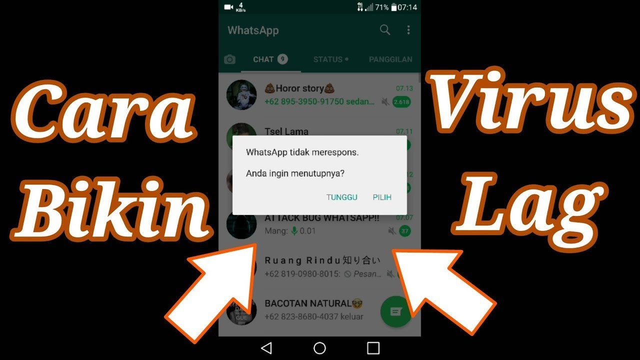 cara membuat virtex whatsapp dengan mudah - hp auto lag