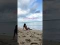 Crossdresser at the beach in a red bikini #cd #fashion