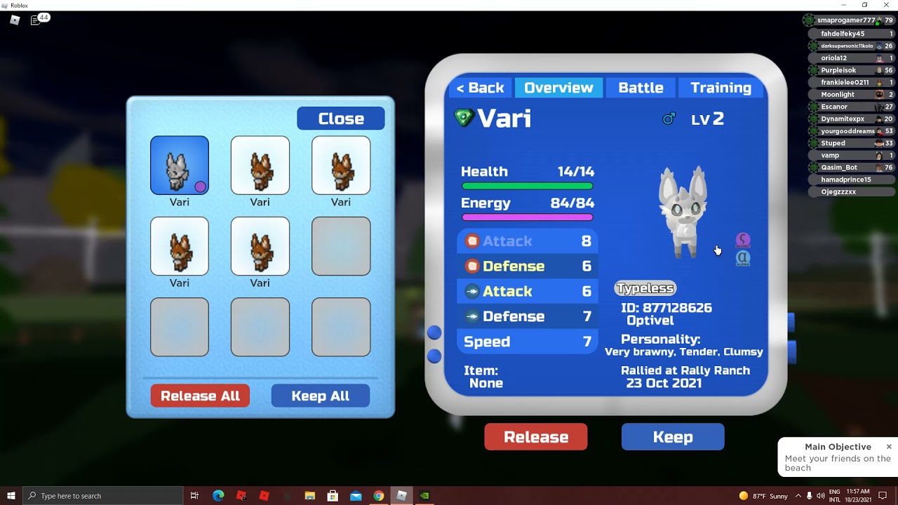 Found alpha vari and it was a boy! : r/LoomianLegacy