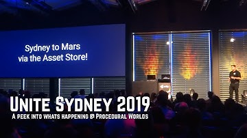 Procedural Worlds - Unite Sydney Keynote, May 2019
