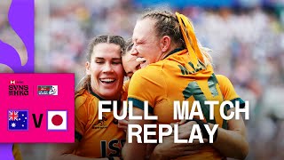 Breaking through a defensive wall | Australia v Japan | HONG KONG HSBC SVNS | Full Match Replay