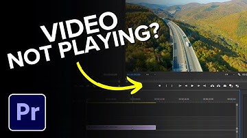 How to Fix Premiere Pro Not Playing Video