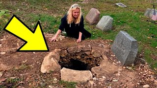 WOMAN Finds Hole Next To Husband's Grave, She Turns Pale After Finding This