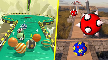 Going Balls Vs Action Balls All Levels Gameplay Android iOS #1