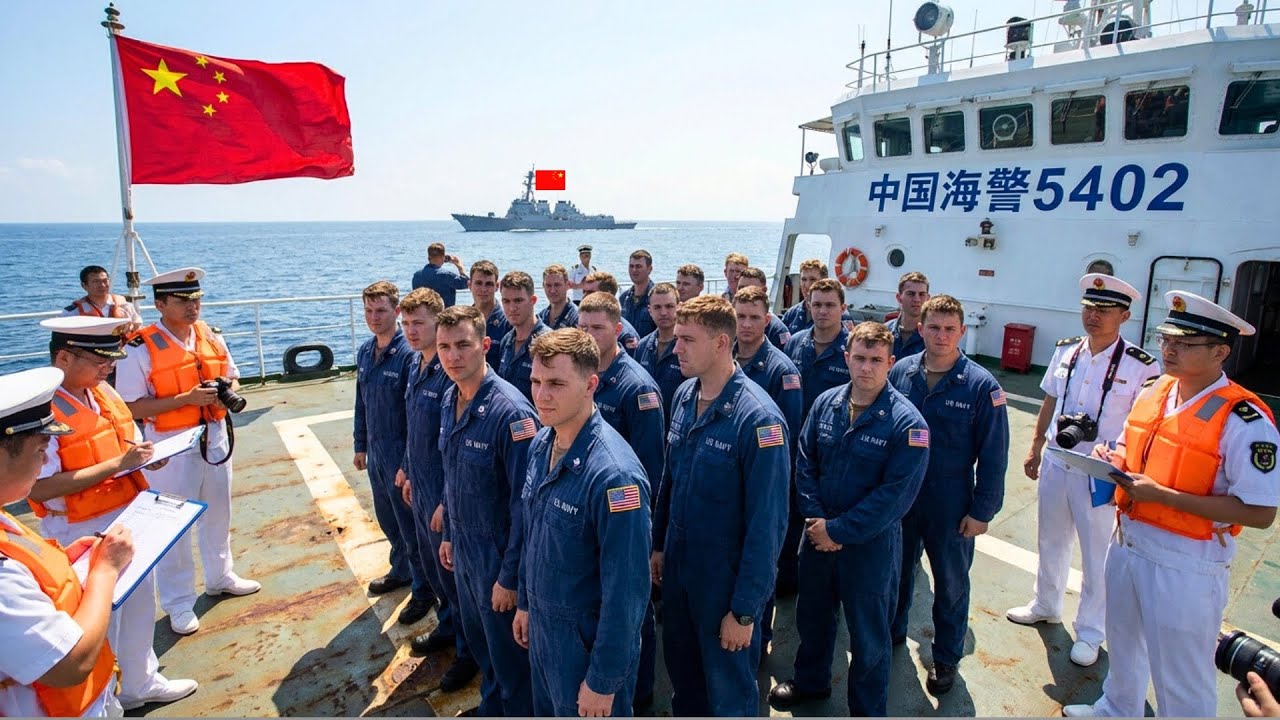 American Sailors Detained on PLAN Frigate After South China Sea Ramming