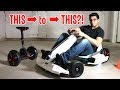 Unboxing & Let's Drive - GoKart Kit by NineBot - Segway turns into a Tesla Gokart!