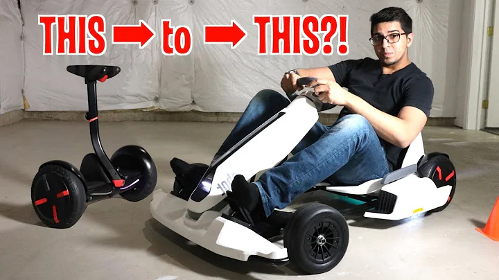 Unboxing & Let's Drive - GoKart Kit by NineBot - Segway turns into a Tesla Gokart!