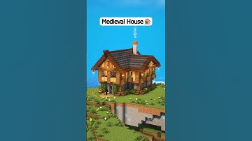 Minecraft Medieval House 🏠 #shorts