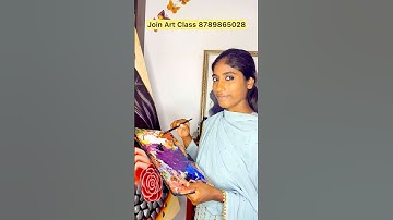 When I add extra details to my Painting 😍😂😂#noorjahanartist #artclass #art #drawing #painting