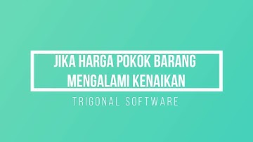 Tutorial Jika Harga Pokok Barang Mengalami Kenaikan pada IPOS 5 #tutorialipos #hpp #hargapokok