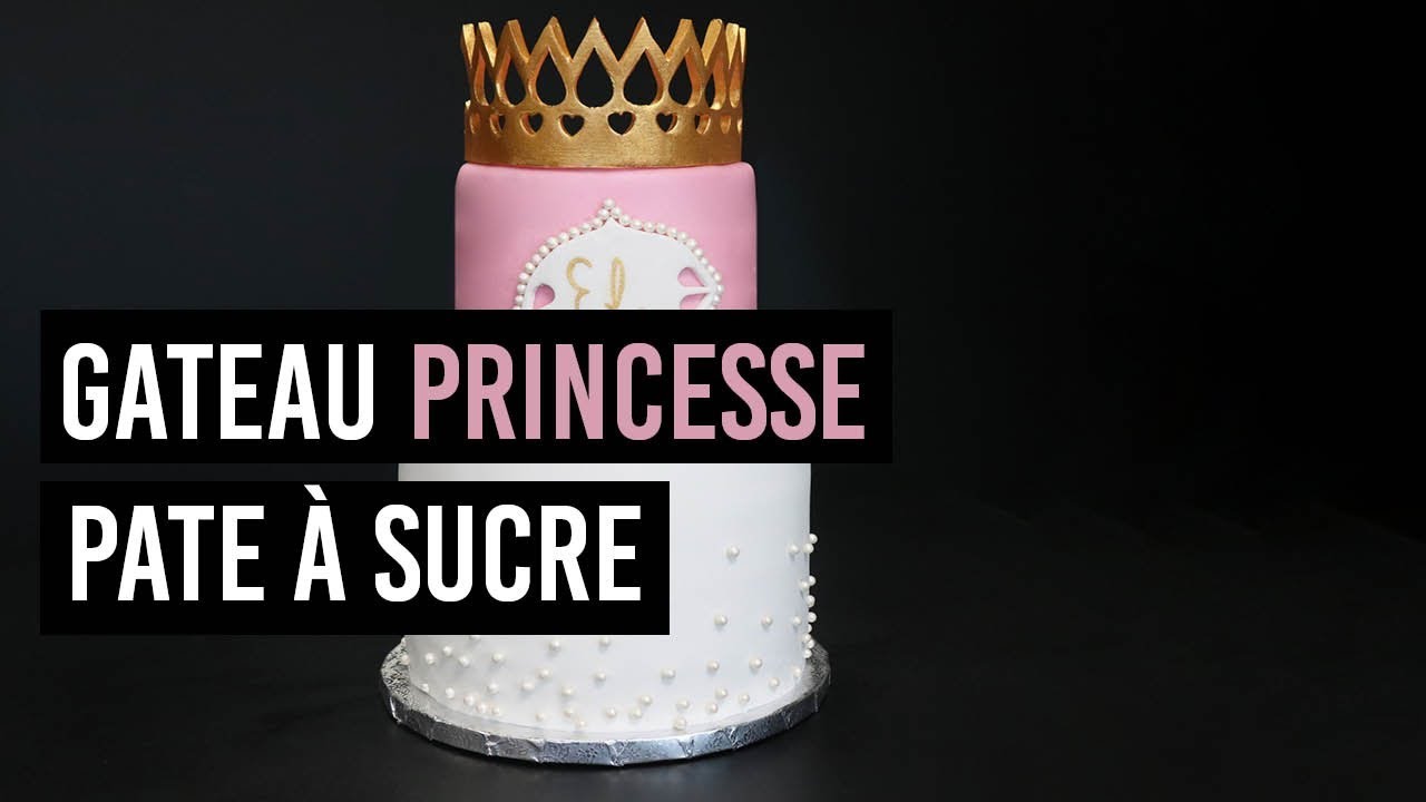 Gateau De Princesse En Pate A Sucre Cerfdellier Le Blog