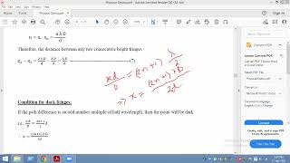 Interference and Diffraction of Light | PHY-101 EA | Spring 22