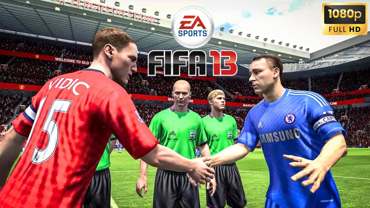 FIFA 13 Manchester United vs Chelsea - Retro Game Series | PC Gameplay [HD]