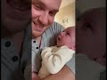 Cute tiny talker nonstop while daddy listens and nods along like he agrees with everything🥹👶🏻❤️