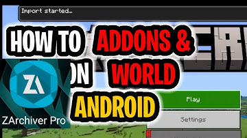 How To Add/Import ZIP FILE/MCPACK In Minecraft || Apply Process Of World/Shader/Addon/Texture Pack