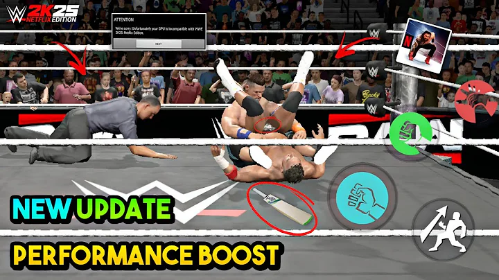 WWE 2K25 Netflix Edition NEW UPDATE! 🔥 | All Bugs Fixed And Smooth Gameplay 😍