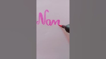Nanu Name  // Nannu Name Arts #name #nanuque