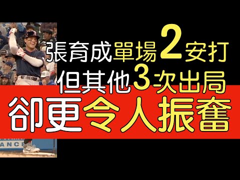 播報看門道》張育成單場2安 老天爺表示：沒收兩支 我還你兩支(2023/4/23)