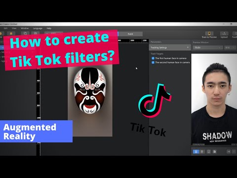 How to create Tik Tok Filters? Effector Augmented Reality (EN Captions)