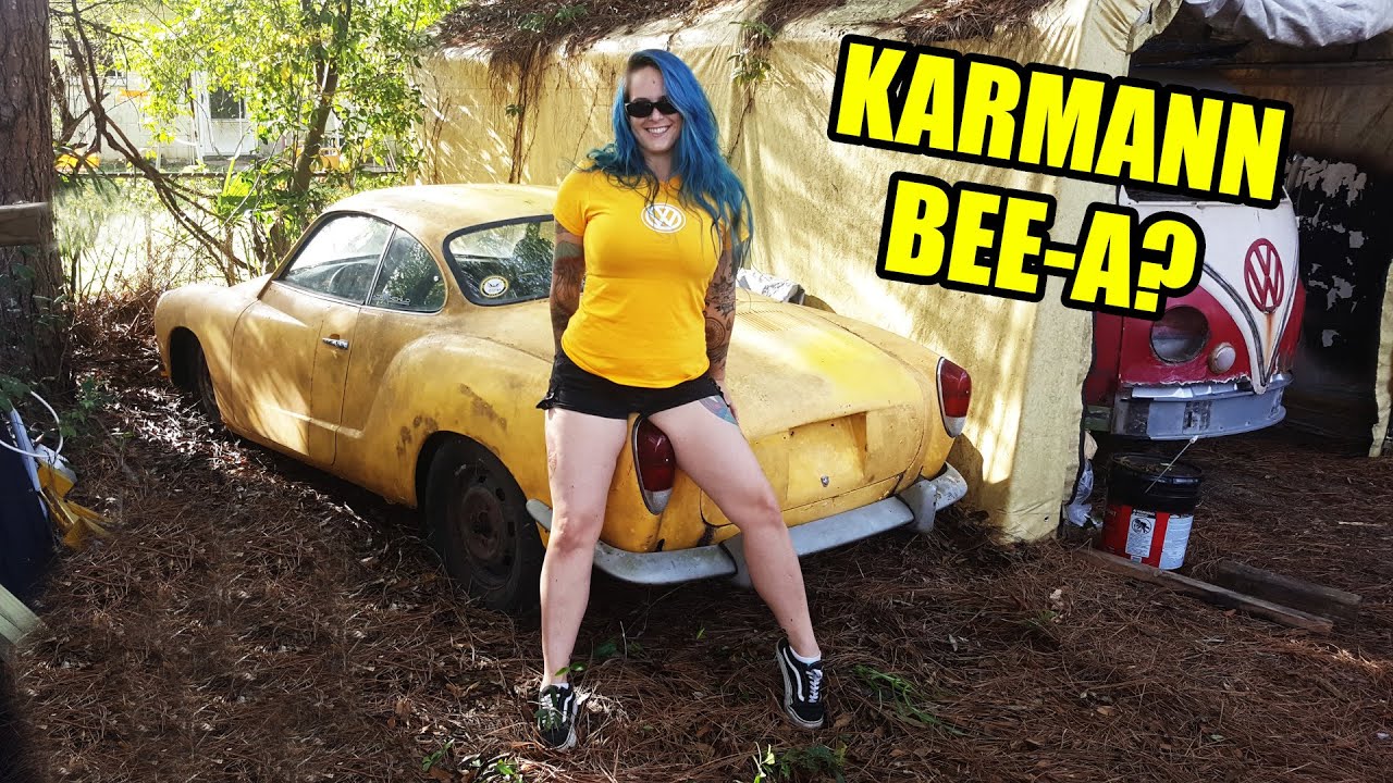 Bee Uncovers the VW Karmann Ghia - My YouTube Future - Q&A - 101 - YouTube