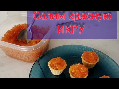 Солим красную икру. Икра пятиминутка 🔥