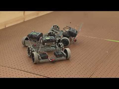 Bay Middle School students engage in robot freeze tag to learn engineering and coding skills