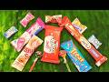 Satisfying Candy ASMR Video Lollipop Chocolate &amp; Gummy Unboxing