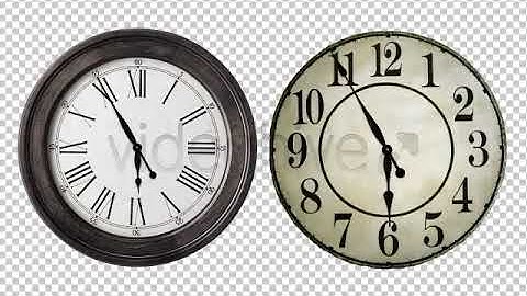 Two Antique Clocks Timelapse - Stock Footage from Videohive