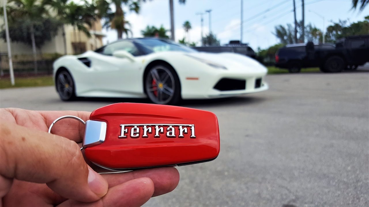 Ferrari 488 Gtb Engine Start Up Drive Acceleration Exterior