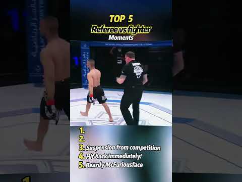 REFEREE VS FIGHTER