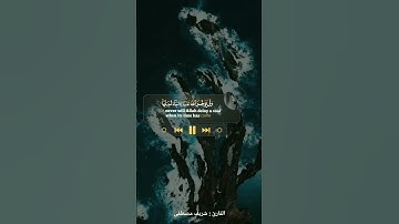 وَلَنْ يُؤَخِّرَ اللهُ نَفْسًا إِذَا جَاءَ أَجَلُهَا || القارئ : شريف مصطفى ||