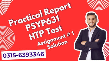 PSYP631 Assignment 1 Practical Solution 2025 #psyp631 #practical