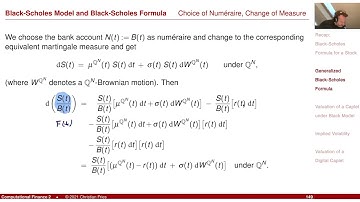 Lecture 2021-2: Appl. Math. Fin./Computational Finance 2 (11): Black Model for a Caplet