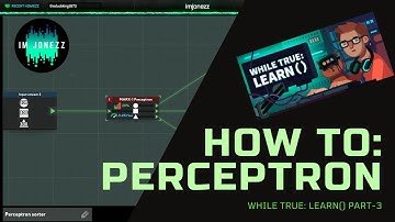 How to make a Perceptron in Python (while True: learn() part 3)