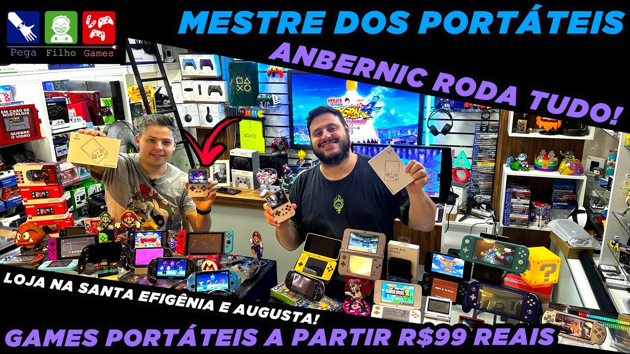 COMPRE SEU GAME COM QUALIDADE E GARANTIA! Novos e seminovos Pega Filho Games  