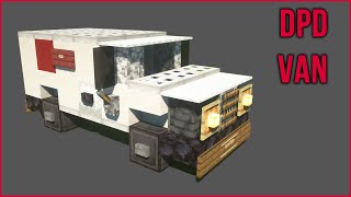 Minecraft Tutorial: How to Make a Van (DPD)