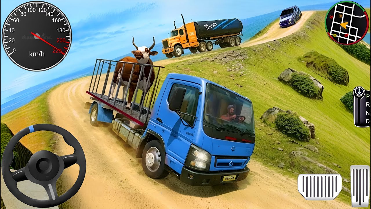 Indian Animal Cargo Truck Driving Game 3D - Animal Transport Cargo Truck 2024 - Andriod Gameplay