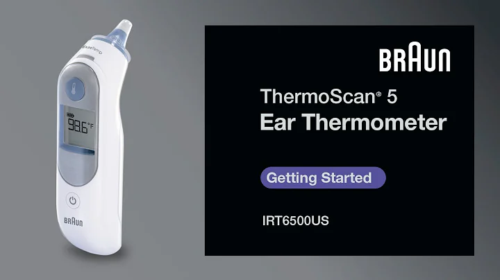 Braun ThermoScan 5 Ear Thermometer IRT6500/IRT6020...
