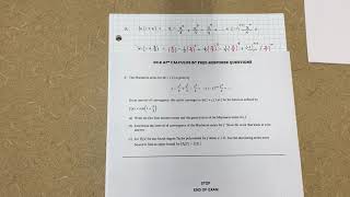 AP Calculus BC: Exam Prep Taylor Polynomials FRQ