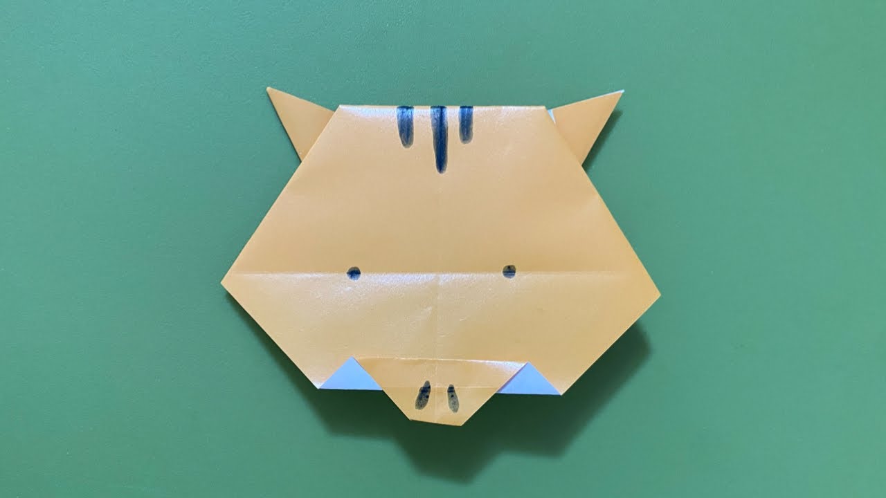 Origami Animal face Origami Boar 