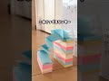 【ふせん1000枚で!?おもしろスリンキー】 #おうち遊び #おうち時間 #親子時間 #手作りおもちゃ #ショート