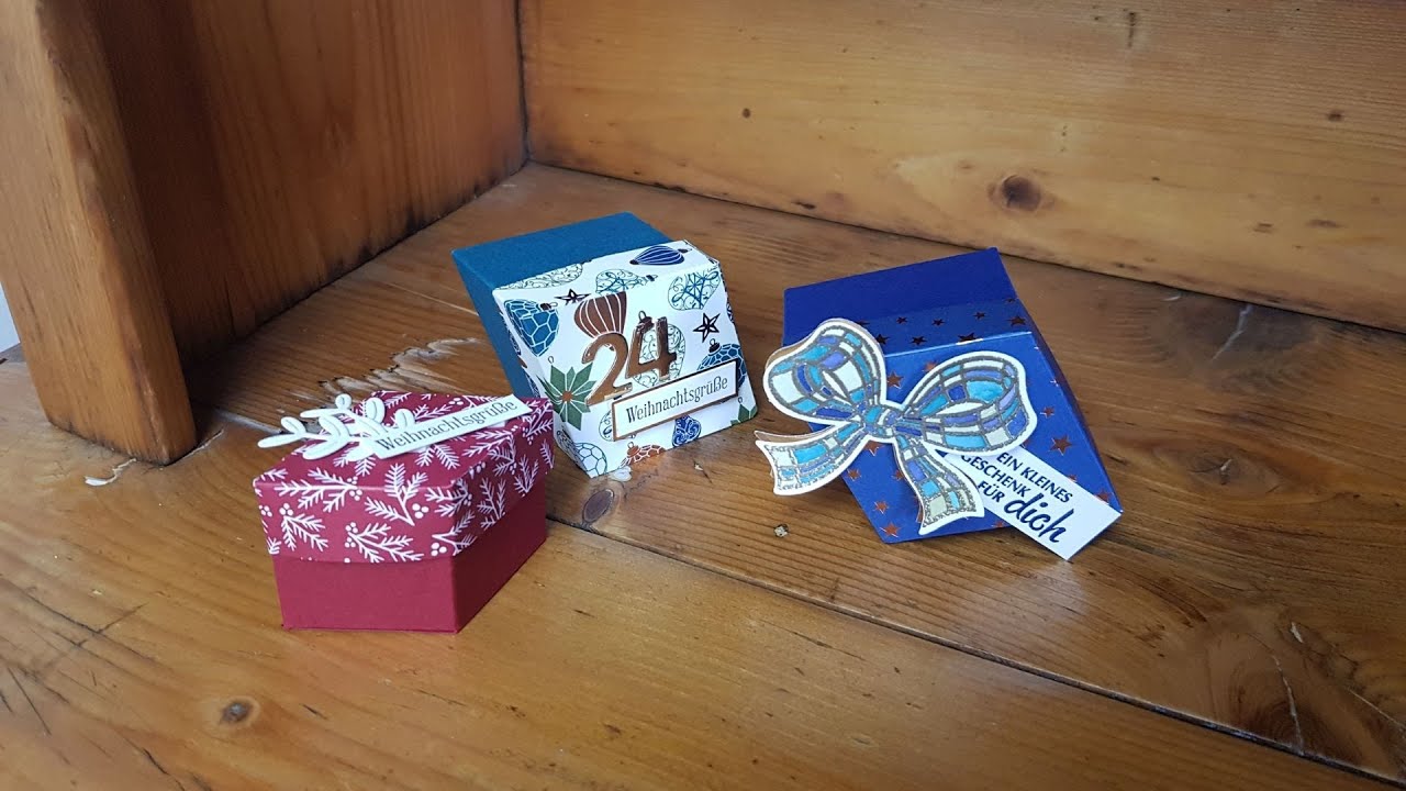 Rautenbox mit Stampin' UP!