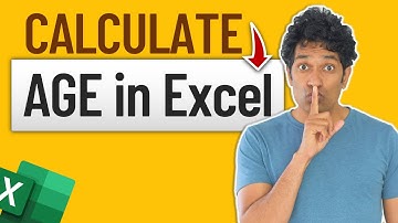 How to calculate age in Excel (as of today or on a specific date 📆)