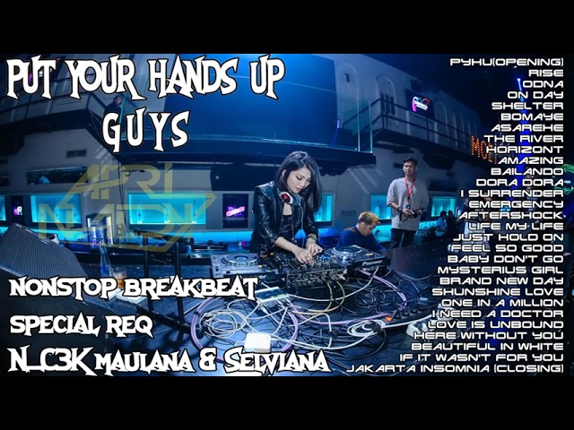 PYHU  PARTY BREAKBEAT SPECIAL REQ NC3K MAULANA  SELVIANA 2018 FULL BASS  - DJ APRINALDY class=